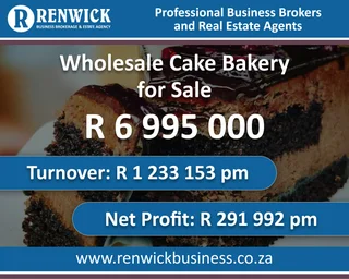 Business for Sale: Wholesale Cake Bakery