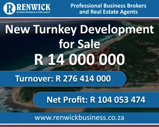 Business For Sale: Turnkey New Development