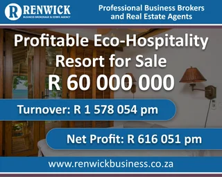 Business for Sale: Profitable Eco-Hospitality Resort