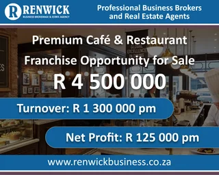 Business for Sale: Premium Cafe &amp; Restaurant Franchise Opportunity