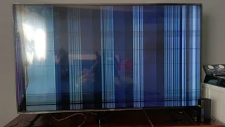 65 Inch Hisense Tv: Parts Only (screen Broken)