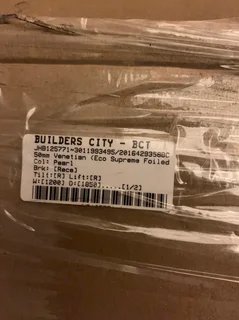 2x Custom 50mm Blinds – Pearl White (Brand New, Never Installed)