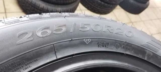265/50/20 Goodyear EfficientGrip brand new tyres set R15000.