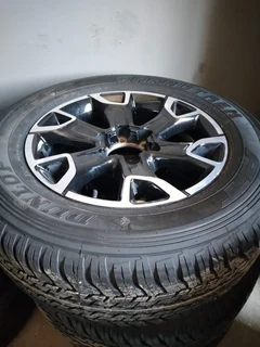 18inch Toyota Legend 50 original mag with brand new 265/60/18 Dunlop  A/T to use for spare R4800.We