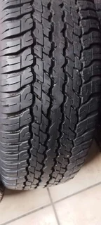 18inch Toyota Legend 50 RS original mags with good used 265/60/18 Dunlop Grandtrek A/T set R14000