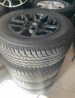 18&#34; Toyota Legend 50 Rs Original Mags With Brand New 265/60/18 Dunlop Grandtrek A/t25 Set R16500