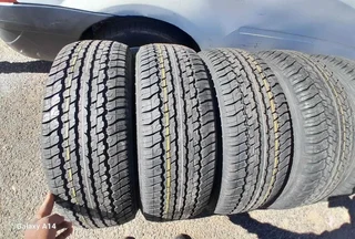 265/65/17 Dunlop Grandtrek A/T brand new set R7500.