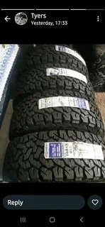 285/70/17 BF Goodrich AT brand new set for R23500