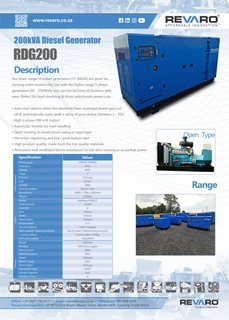 Revaro gensets will keep your lights on