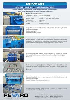 Roll formers for IBR and corrugated iron by Revaro