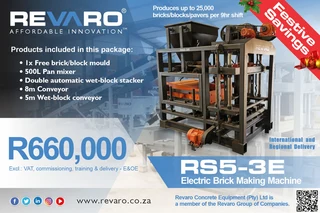 Revaro RS Range of brick making machines Profitable Affordable
