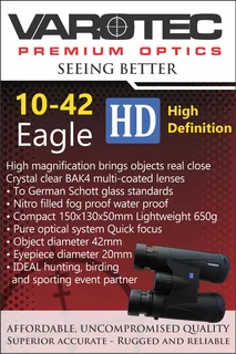 Varotec 10-42 HD High Definition binoculars