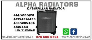 Caterpillar 414E Radiator, Radiators
