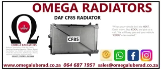 Daf CF85 Radiator, Radiators