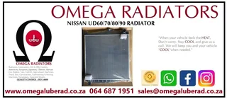 Nissan Ud 60/70/80/90 Radiator, Radiators