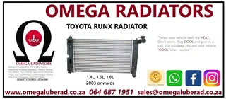 Toyota Run x Radiator, Radiators