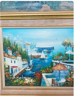 Vintage artwork painting