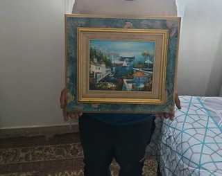 Vintage artwork painting
