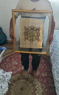 Vintage rice paper artwork