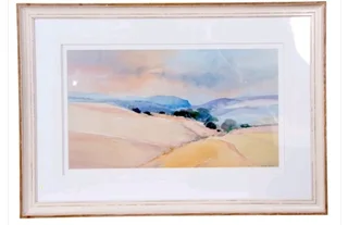 Richard Rennie Mountainous Landscape photolithtograph
