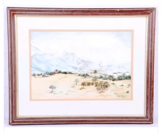 Irene Davy Bushveld Landscape painting