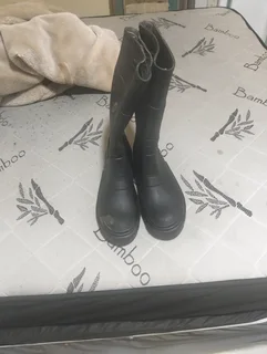 Size 11 brand new - black industrial gumboots