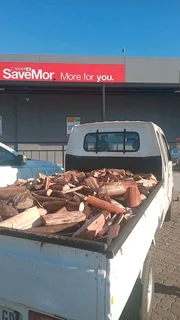 Firewood good for fireplaces.