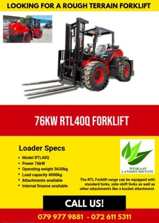 Rough Terrain Forklift