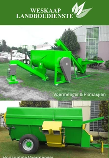Pilmasjien / Pilaanleg / Voermenger / Feed Mixer / Pellet Machine