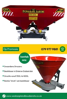 Kunsmis Strooier / Vertilizer Spreader / Saaiboere / Lusern Boere / Groente Boere