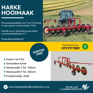 Harke / Rakes / Saaiboere / Lusern Boere / Boerdery / Farming