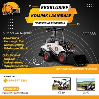 Mini Laaigraaf / Kompak Laaigraaf / Compact Loader / Boerdery / Hoenderboere