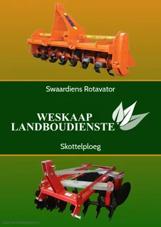 Grondbewerking / Rotavator / Skottel Ploeg