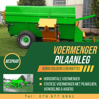 Voermenger / Feed Mixer / Pilaanleg / Pellet Machine