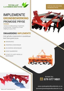 Grondbewerking /ploeë / Rotavators