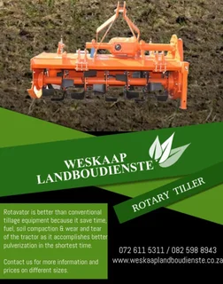 Rotavator / Grondbewerking / Groeteboere / Winderd / Vineyard
