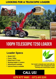 Laaigraaf / Teleskopiese Laaigraaf / Loader / Telescopic Loader / Telehandler