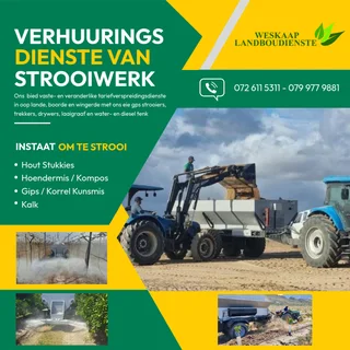 Verhuuring Van Strooiers / Rent Of Spreaders