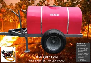 Vuur Trailer Bome Spuit Onkruid Spuit