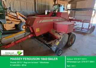MASSEY FERGUSON 1840 BALER