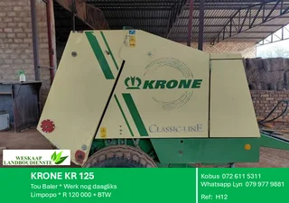 KRONE KR 125 BALER