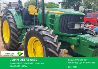 JOHN DEERE 6430 TREKKER / TRACTOR