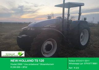 New Holland Ts120 Trekker / Tractor