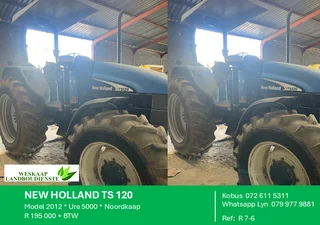 New Holland Ts 120 Trekker / Tractor