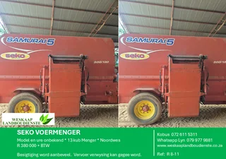 Seko 13 Kub Voermenger / Feed Mixer