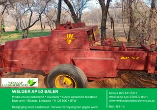 Welger Ap 52 Baler