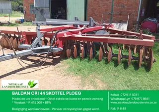 Baldan Cri 44 Skottel Ploeg / Disc Plough