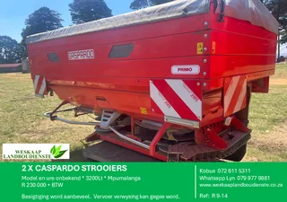 2 X Caspardo Strooiers / Spreaders