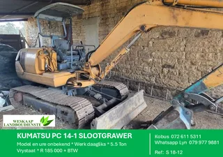 Kumatsu Pc 14-1 Slootgrawer / Excavator