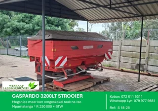 Gaspardo 3200lt Strooier / Spreader